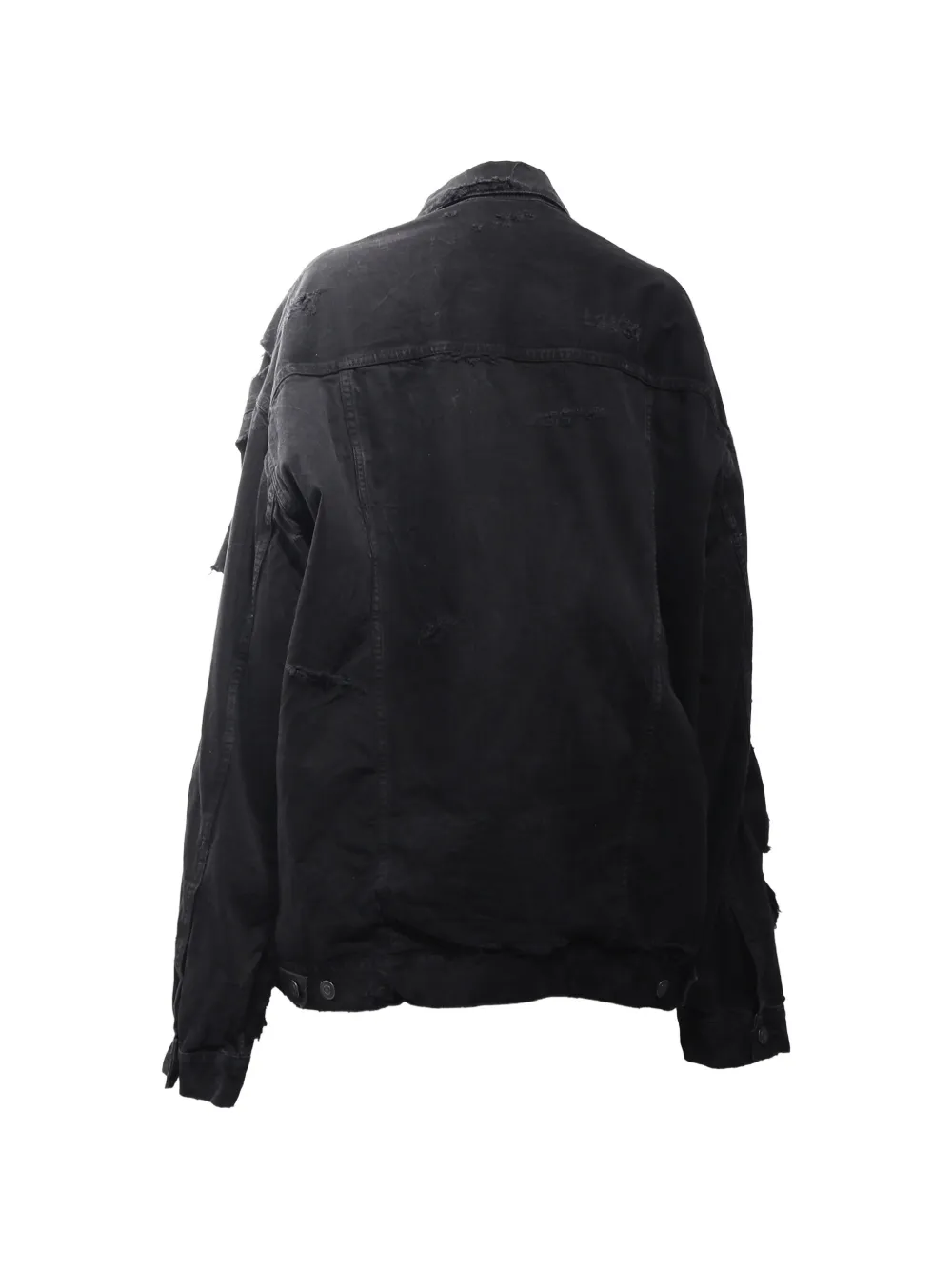  Balenciaga Pre-owned Unity Sports Distressed Jacket - Black 