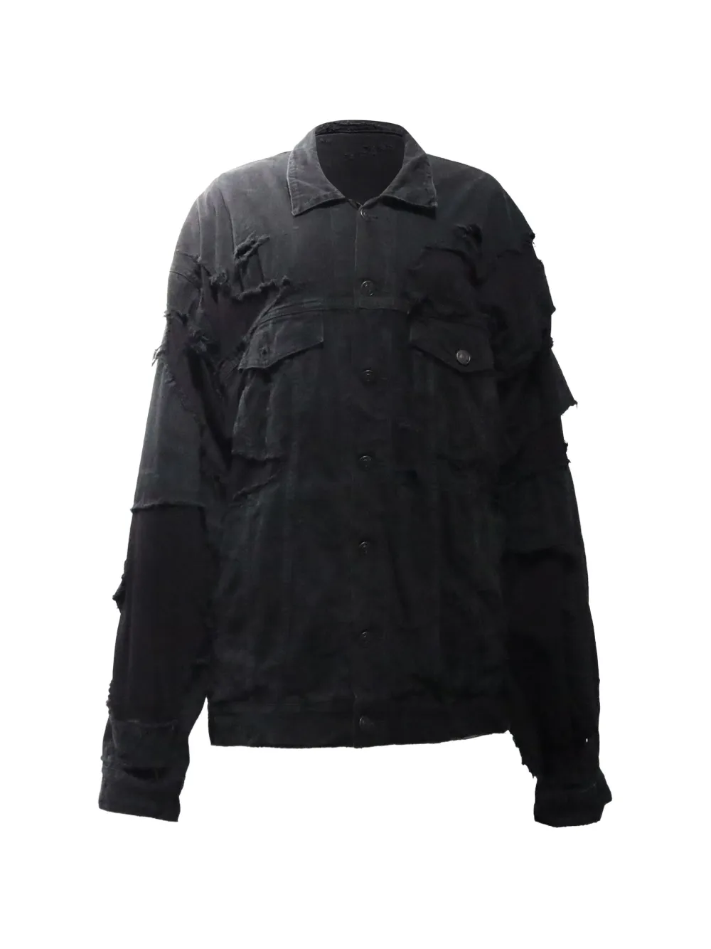 Balenciaga Pre-Owned Unity Sports distressed jacket - Nero