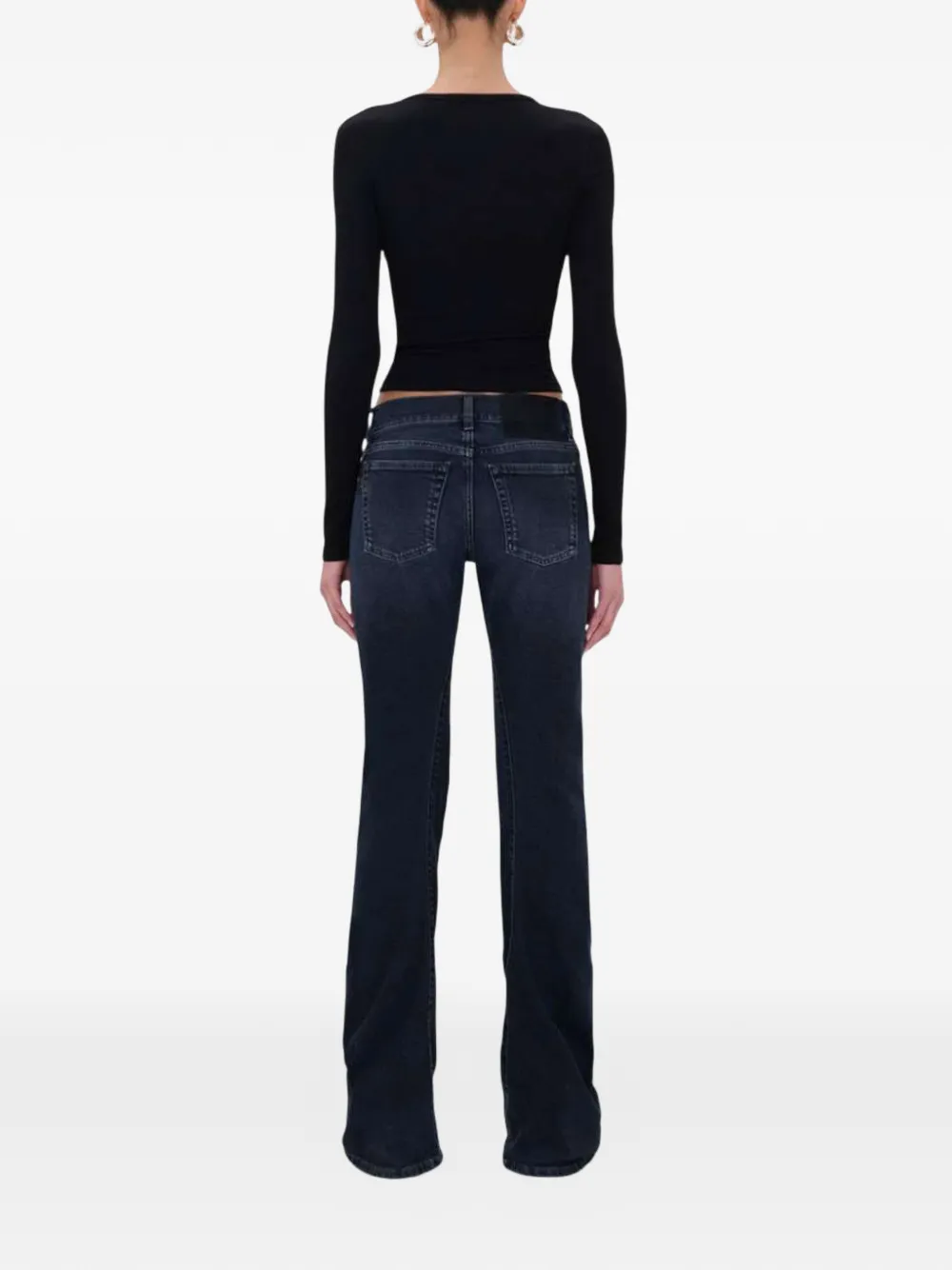 Haikure Gery jeans met vijf zakken Blauw