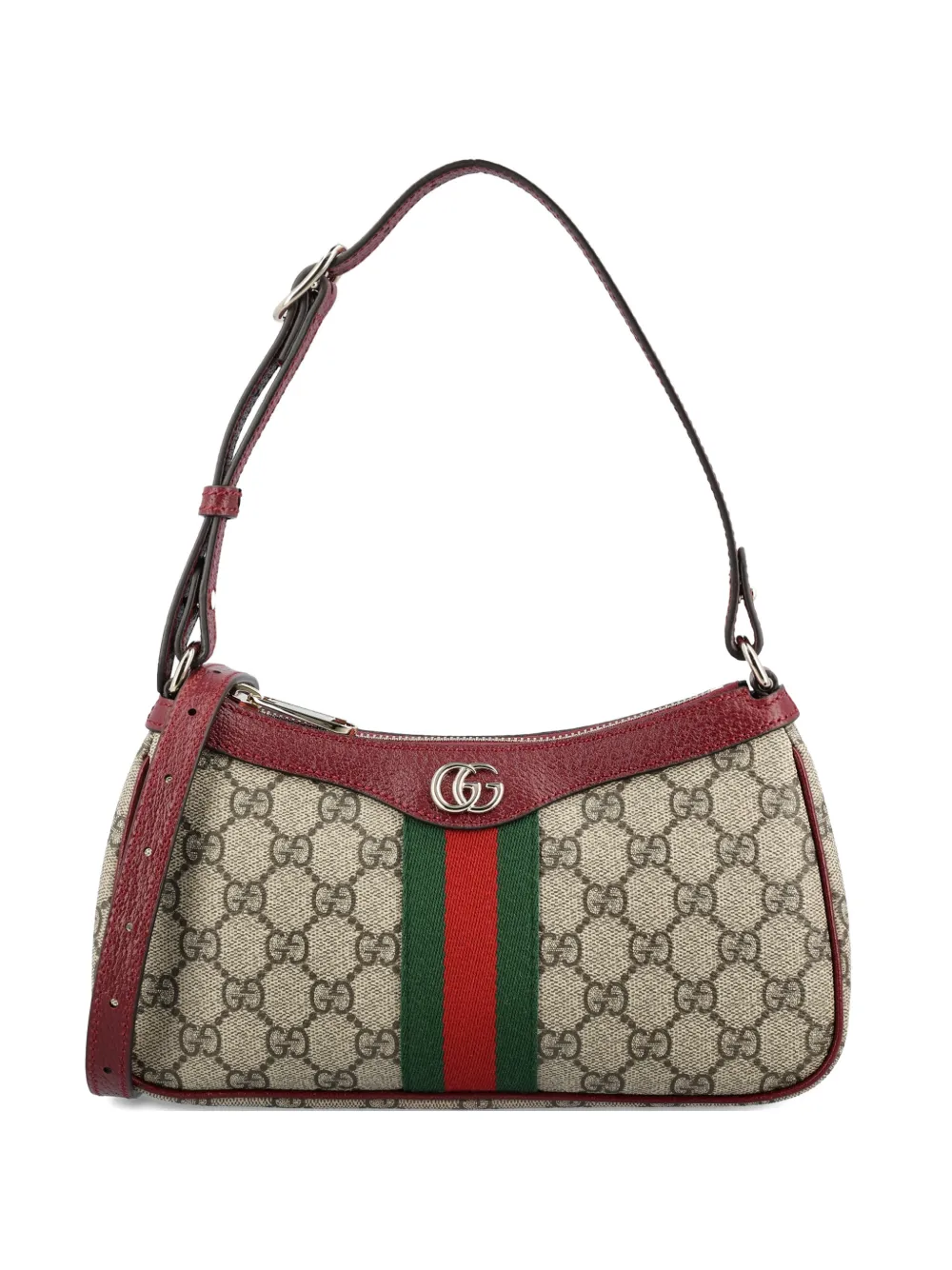 Gucci GG-motif shoulder bag - Nude