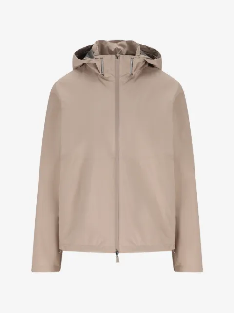 Herno zip hooded jacket