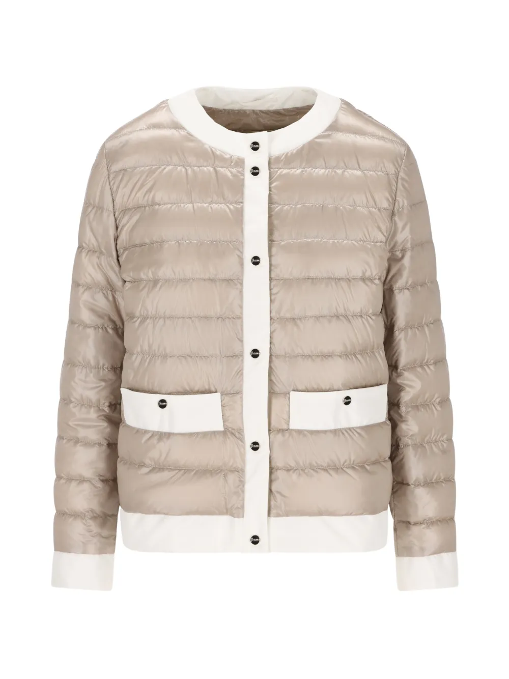 Herno quilted button jacket - Toni neutri