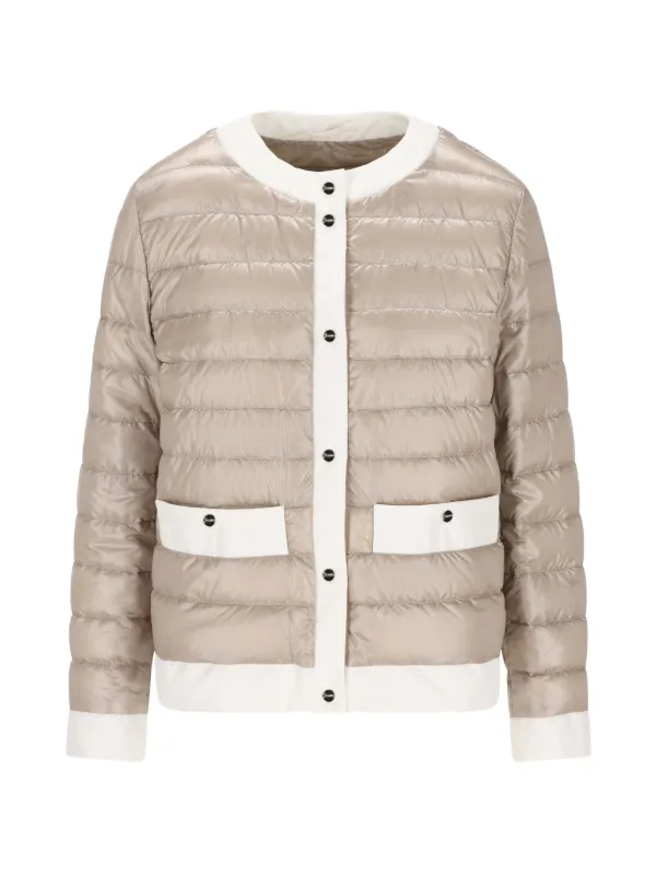 Herno キルティング ジャケット | ニュートラル | FARFETCH JP