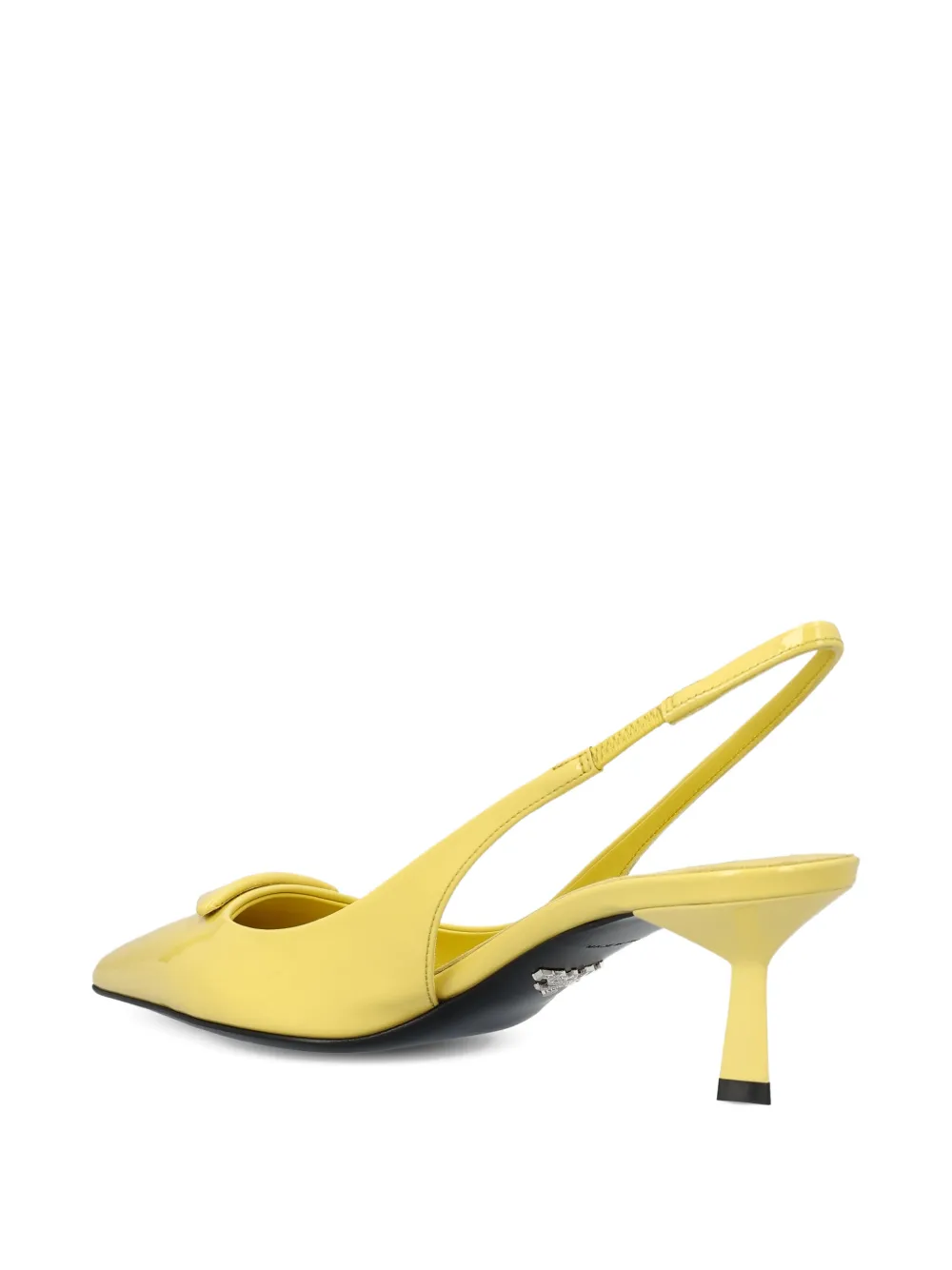 Prada Pumps met puntige neus Geel
