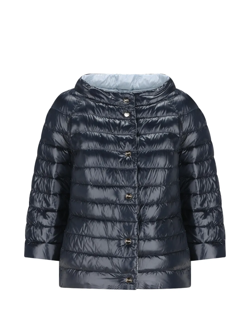 Herno button padded jacket - Blu