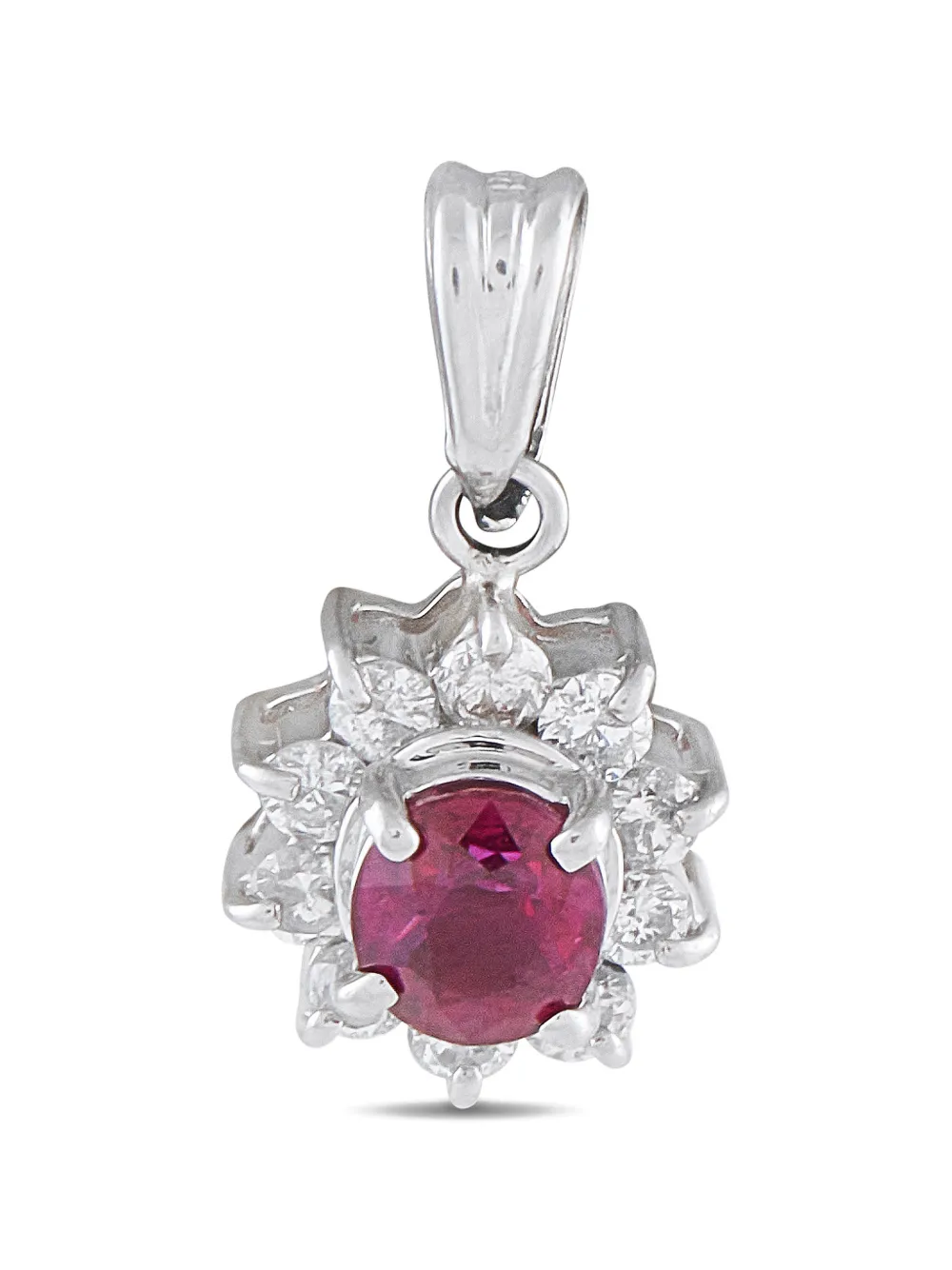 LB Exclusive ruby and diamond pendant - Argento