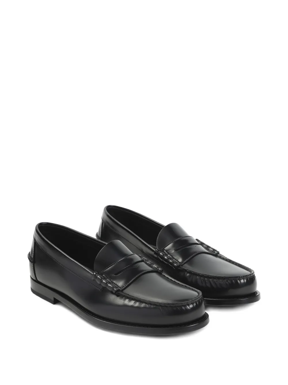 Church's Gateshead leren loafers met penny slot Zwart