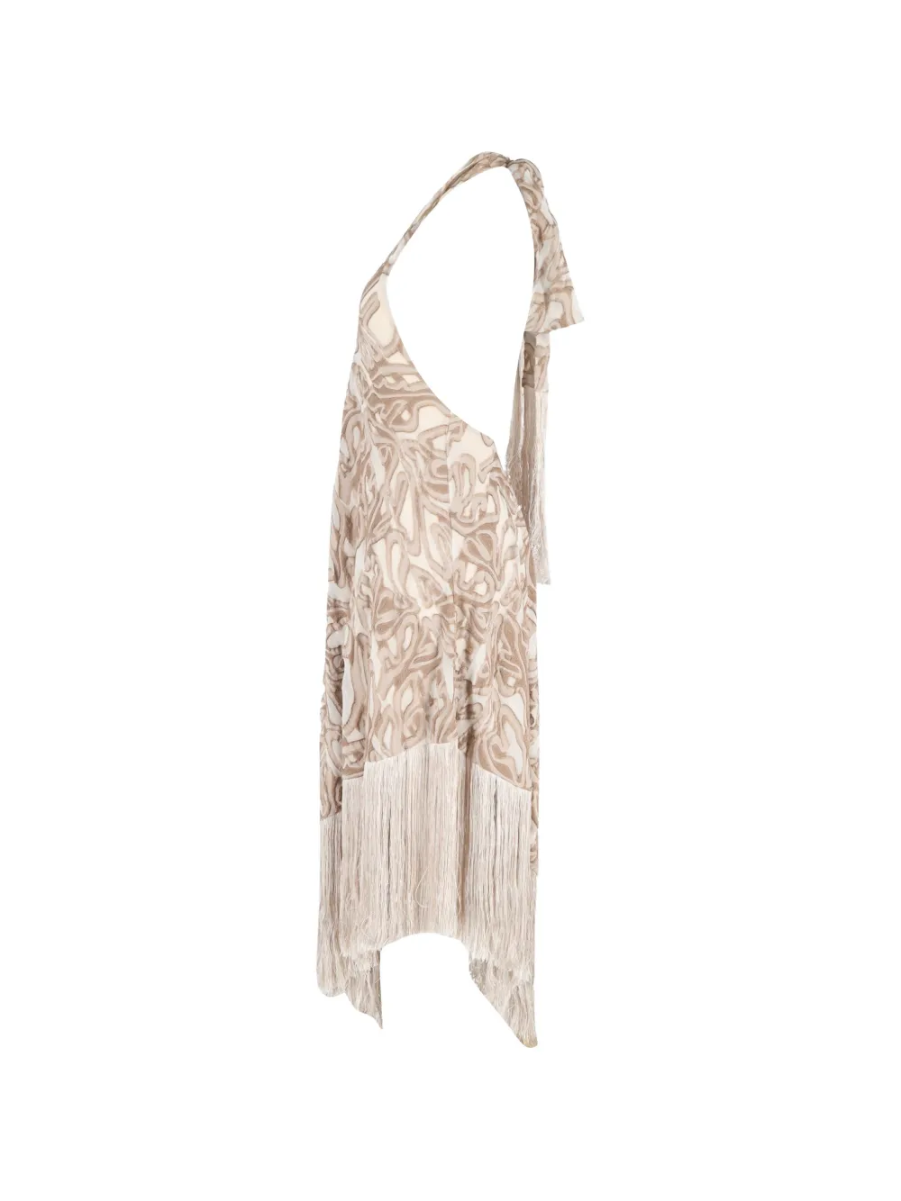 Cult Gaia Ali fringe maxi dress - Beige
