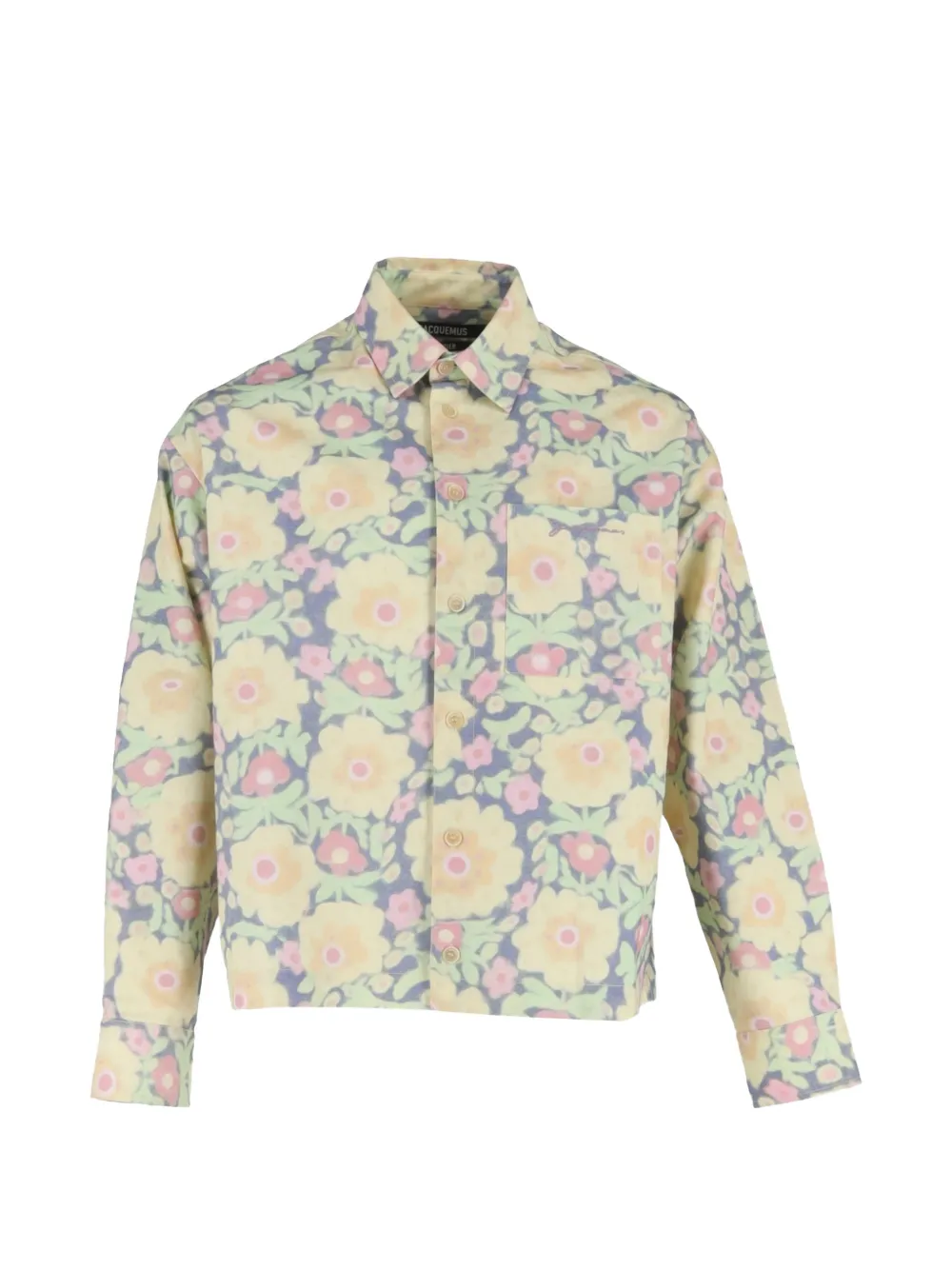 Jacquemus Pre-Owned Papier floral-print shirt - Giallo