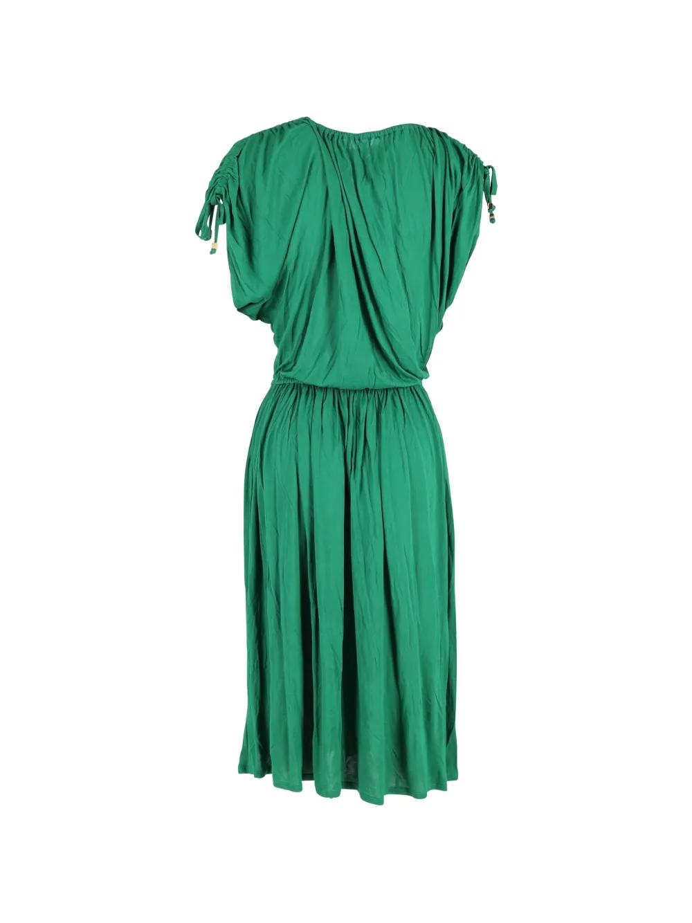 Michael Kors Vintage tie-waist midi dress - Groen