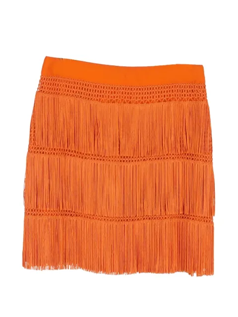 Alberta Ferretti Vintage fringed mini skirt