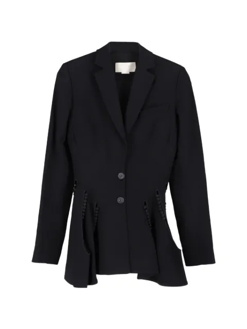 Antonio Berardi Vintage crepe cut-out blazer