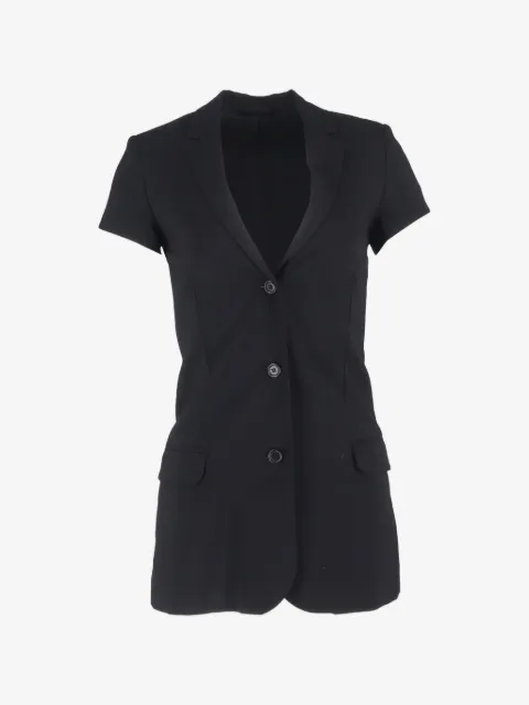 TOTEME single-breasted short-sleeve blazer