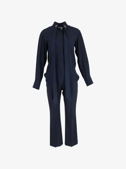Chloé Vintage tie-neck trousers and blouse set