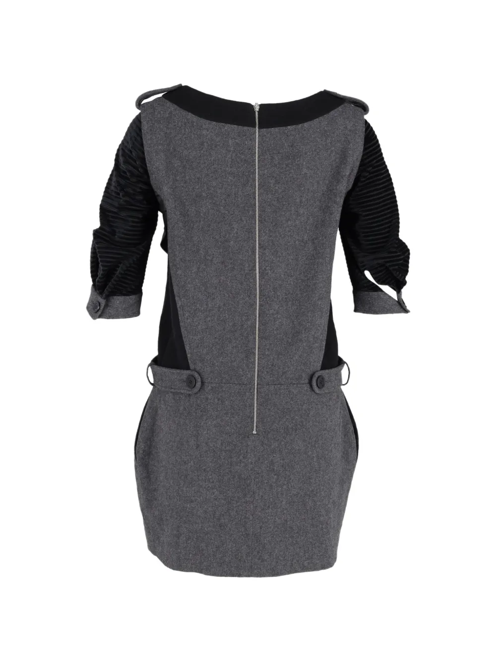 Vanessa Bruno layered mini dress - Grijs