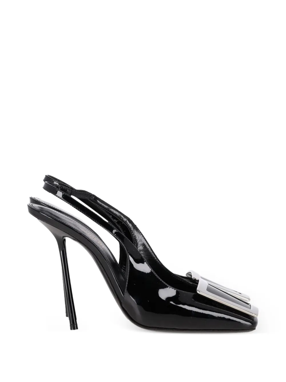 Saint Laurent Pre-Owned Pablo leather slingback pumps - Nero