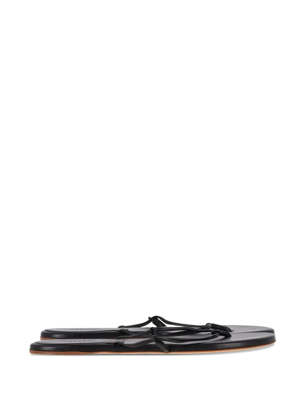 Gabriela Hearst Gabriela black flat sandals - Schwarz
