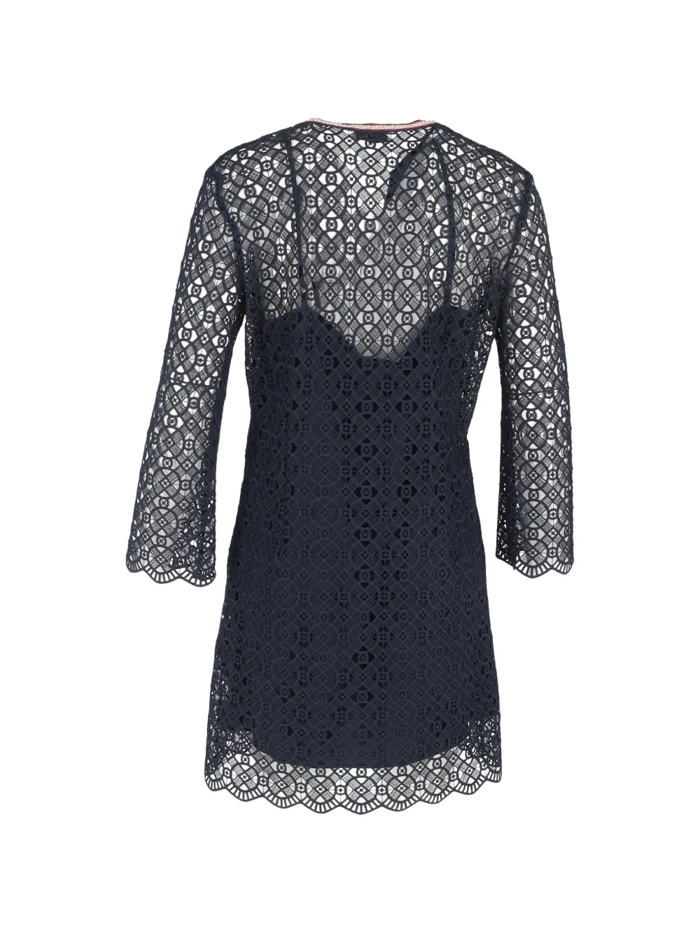 SANDRO lace mini dress - Blauw