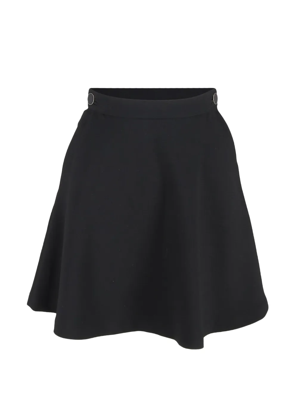 SANDRO A-line button mini skirt - Nero