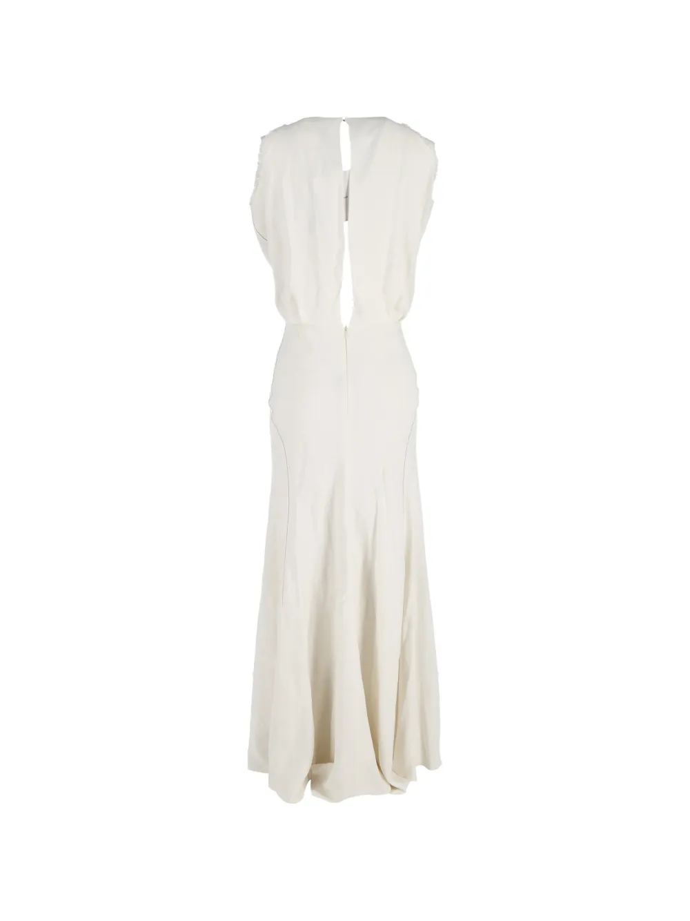 Victoria Beckham cut-out ruched gown - Wit