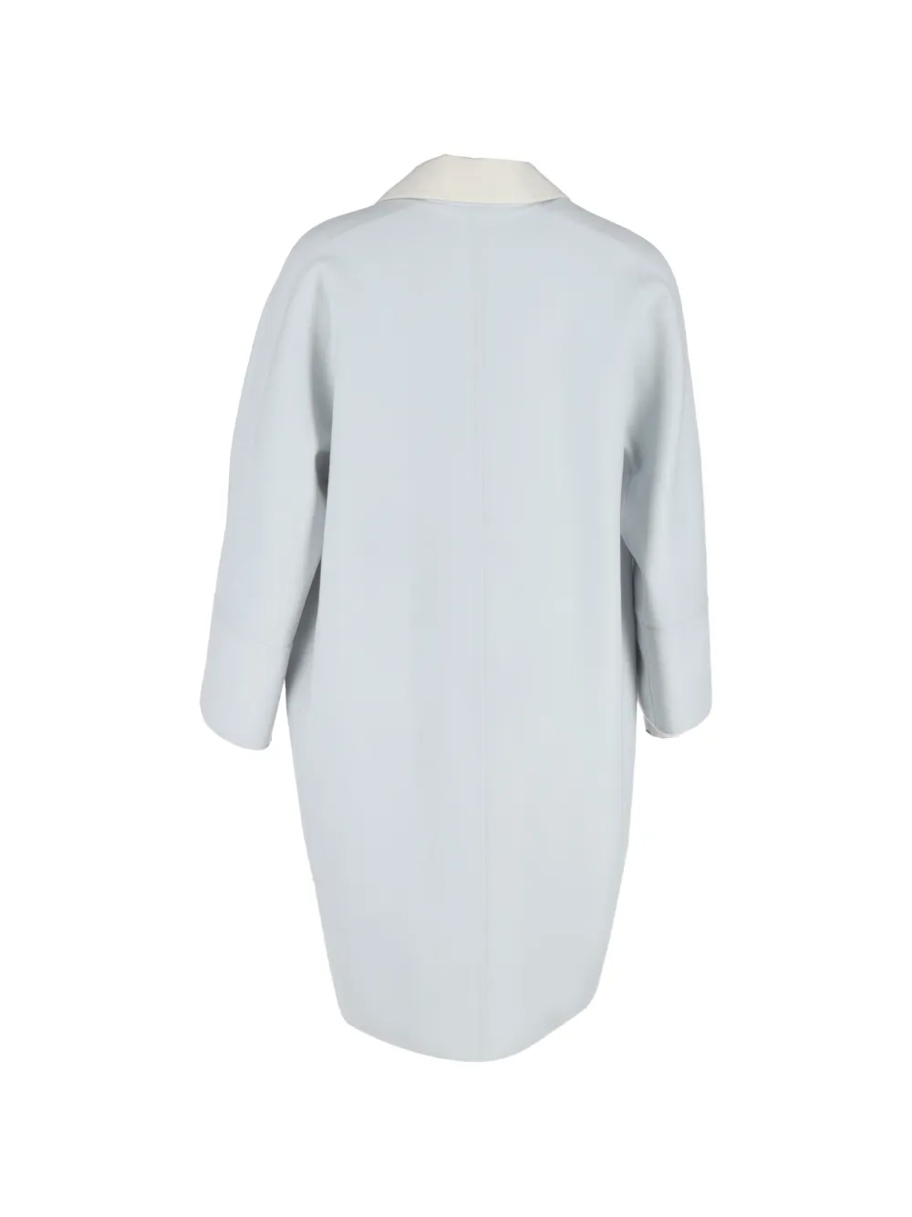 Loro Piana Pre-Owned buttoned wool coat - Blauw