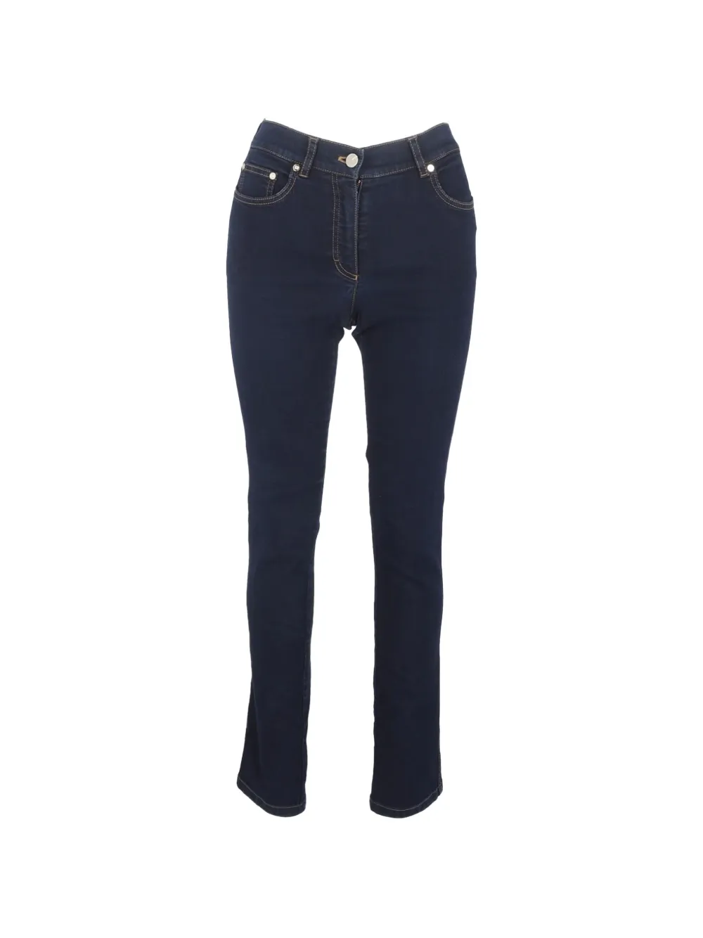Escada Pre-Owned high-rise slim-fit jeans - Blu