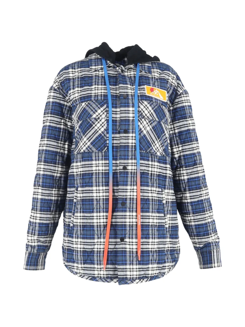 Off-White Pre-Owned checked jacket - Blu