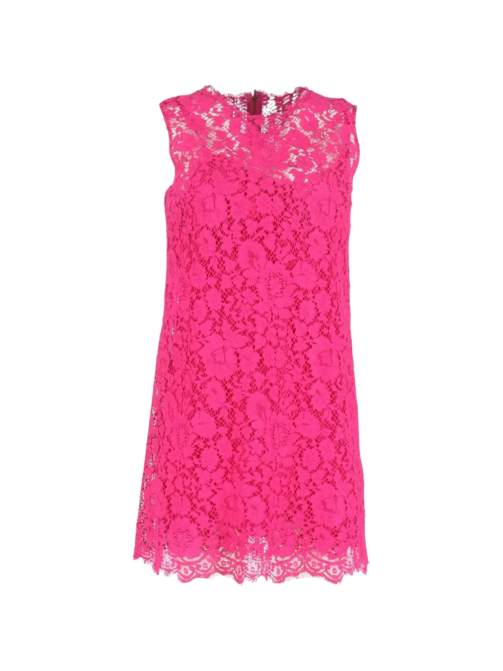 032c lace scalloped mini dress - Rosa