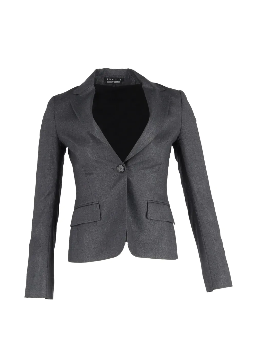 Theory Blazer monopetto in lana - Grigio