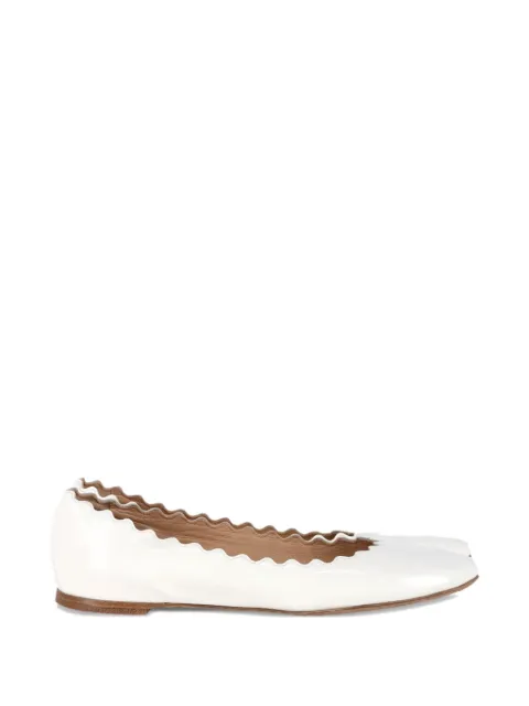 Chloé Vintage Lauren scalloped ballet flats