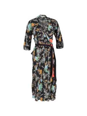 Diane Von Furstenberg Vintage Ashley オフショルダードレス | ブルー
