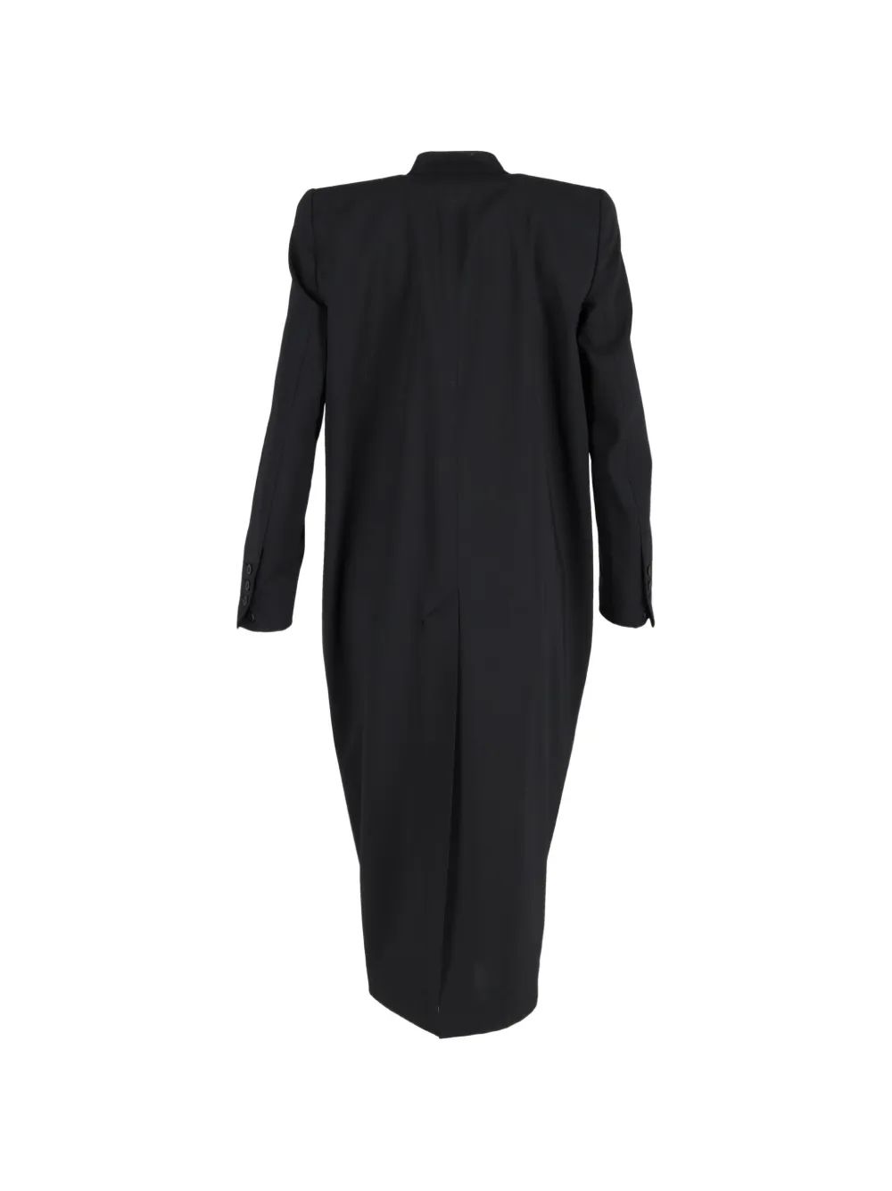 Rick Owens Vintage wool coat - Zwart