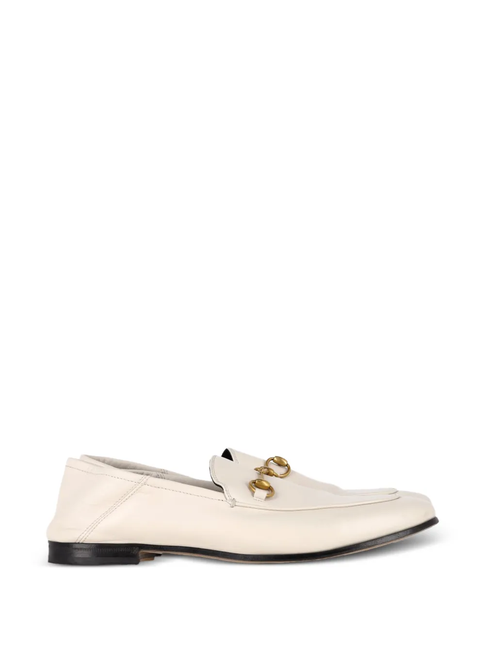 Gucci Pre-Owned horsebit leather loafers - Toni neutri