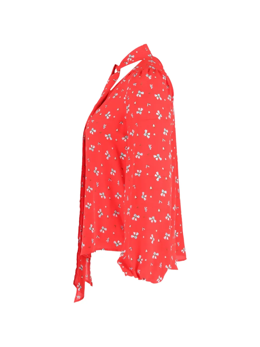  Rixo Printed Blouse - Red 