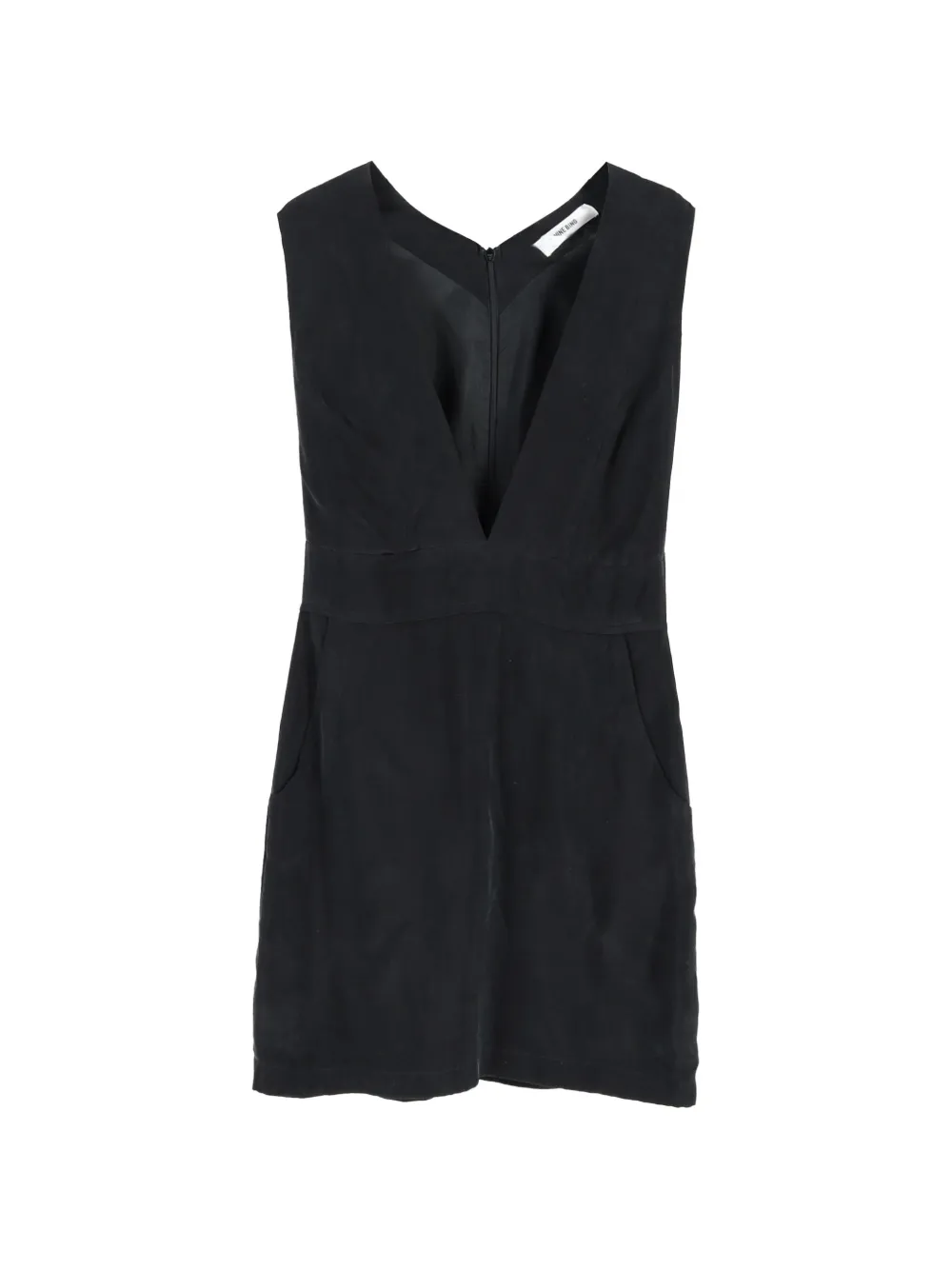 ANINE BING V-neck mini dress - Nero