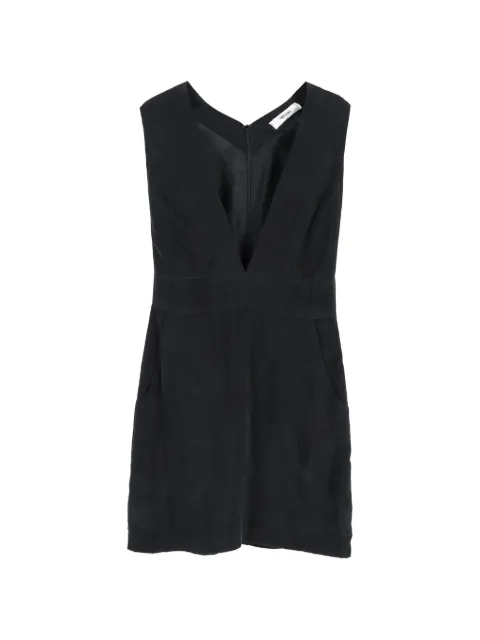 ANINE BING vestido corto con cuello en V