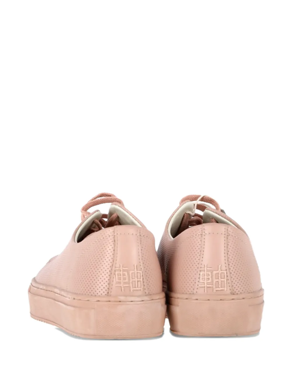 Axel Arigato perforated leather sneakers - Roze