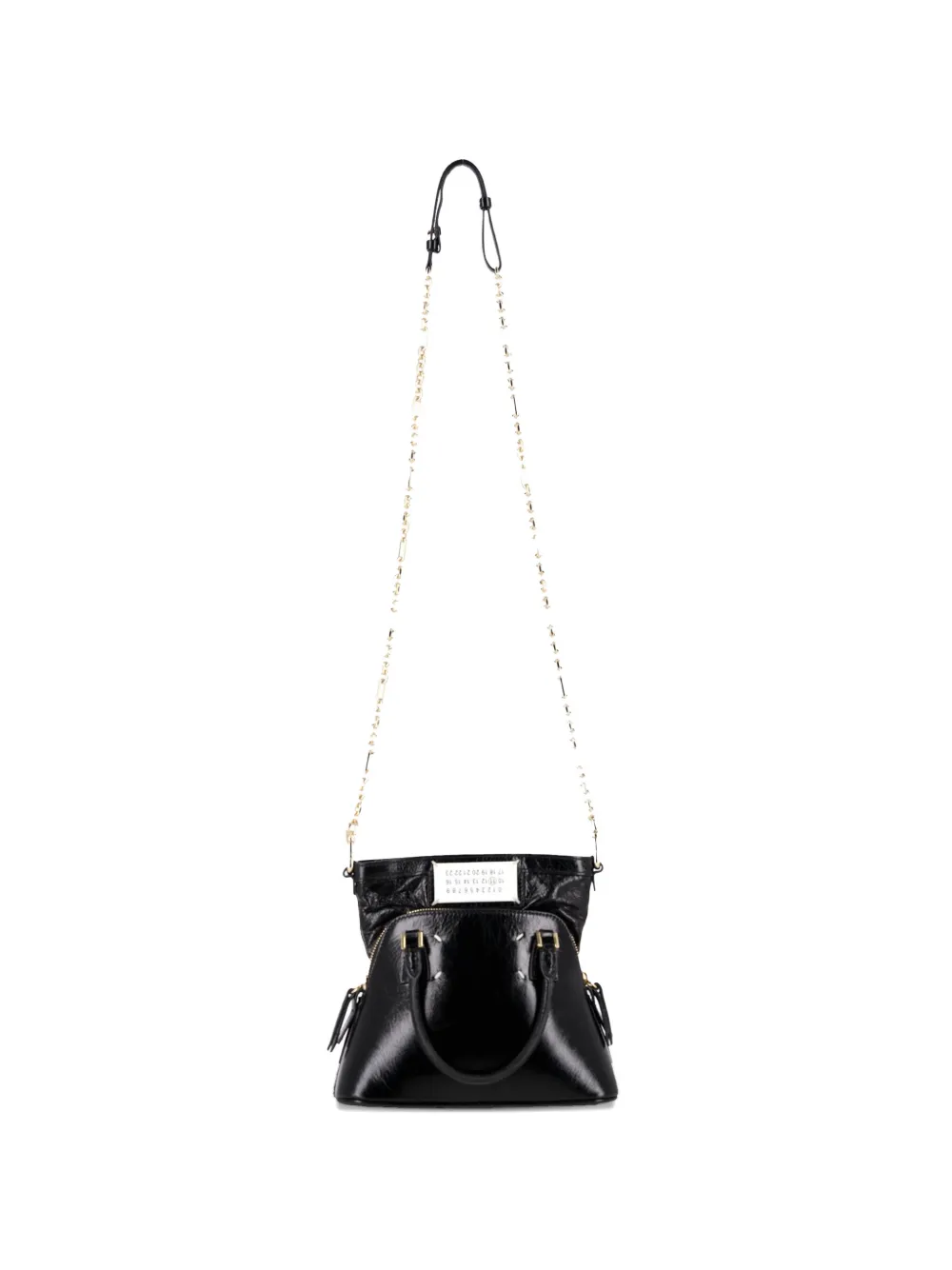 Maison Martin Margiela Pre-Owned chain leather tote bag - Nero