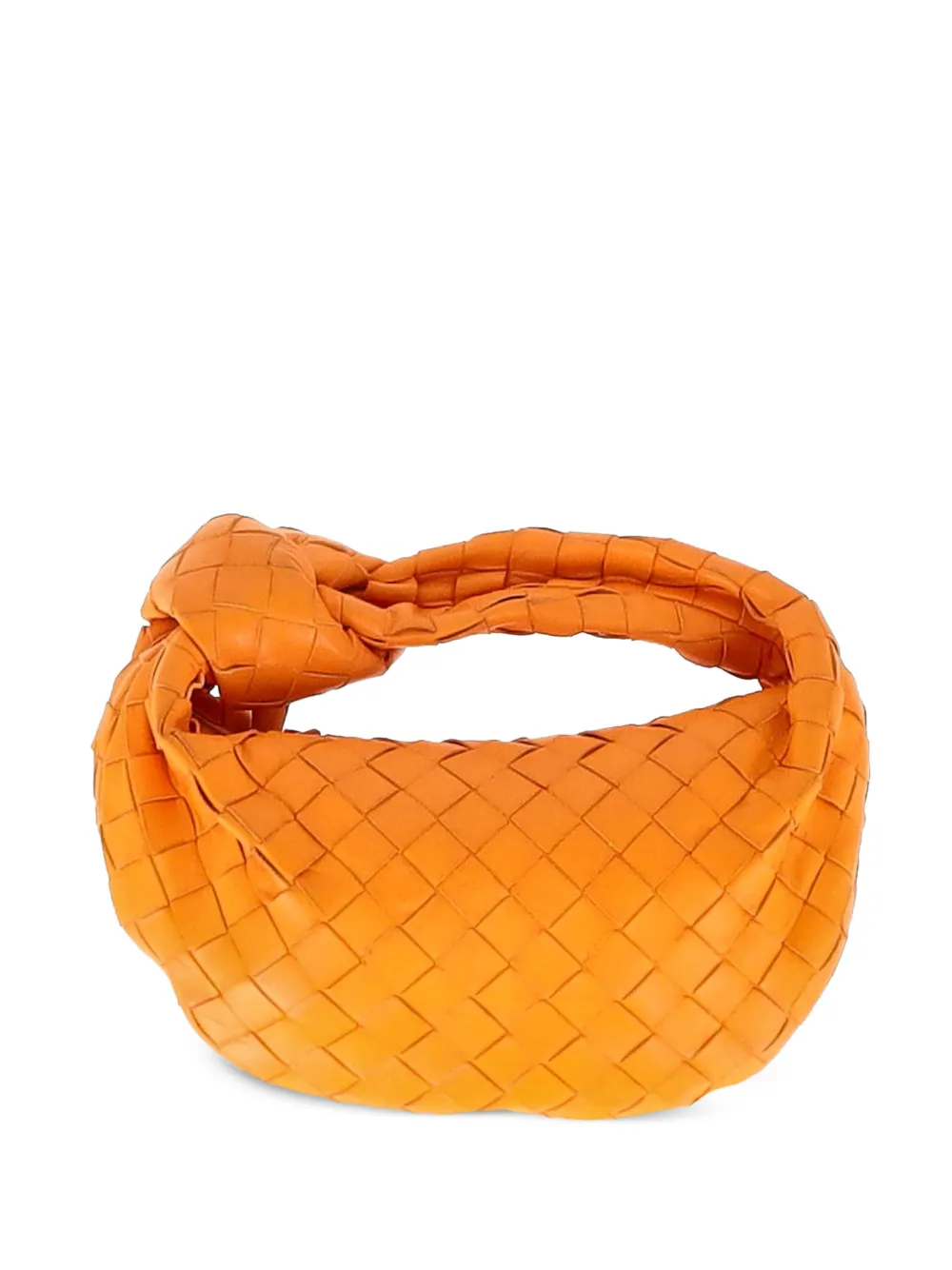 Bottega Veneta Pre-Owned intrecciato top-handle mini bag - Arancione