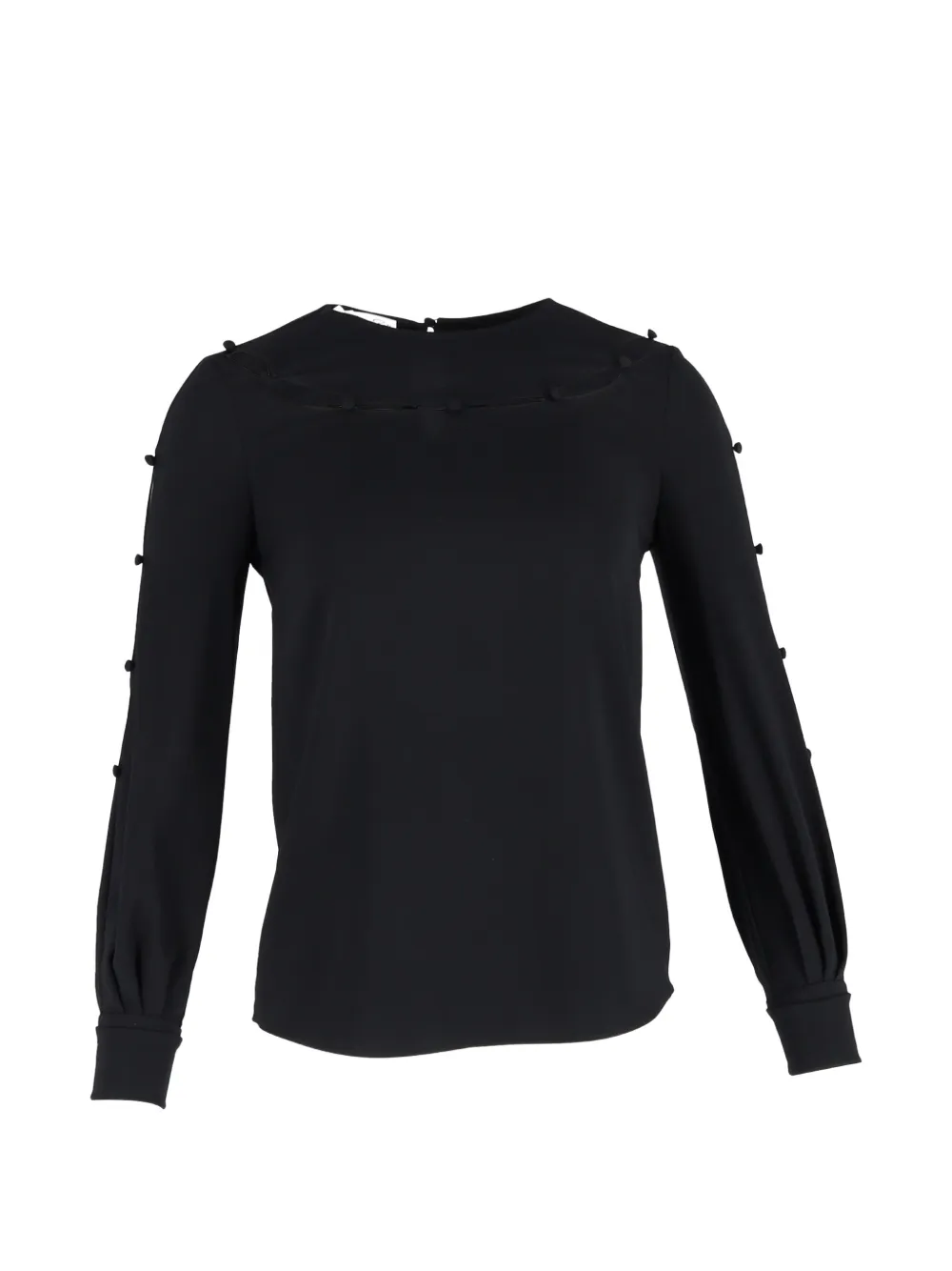 Oscar de la Renta Pre-Owned long-sleeves blouse - Nero