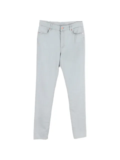 Escada Pre-Owned straight-leg cotton trousers