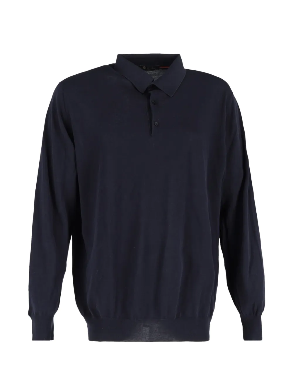 Loro Piana Pre-Owned long-sleeve polo shirt - Blu