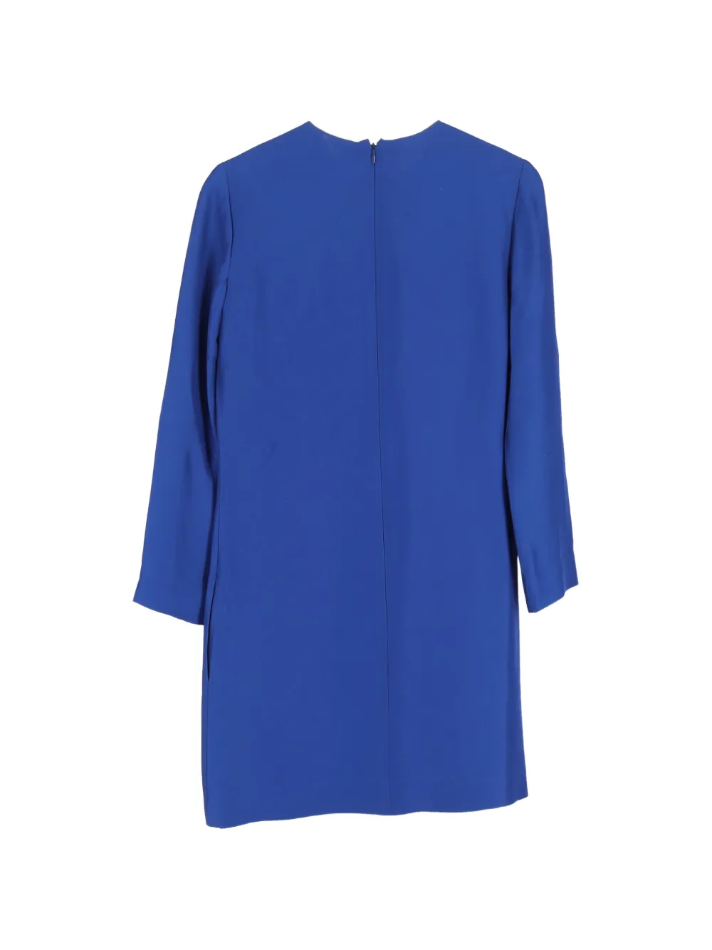 Celine Pre-Owned crew-neck silk mini dress - Blauw