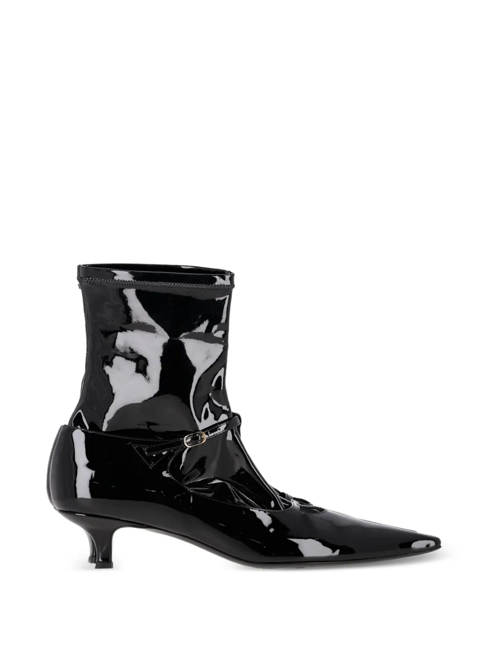 The Row Pre-Owned Cyd buckle ankle boots - Nero