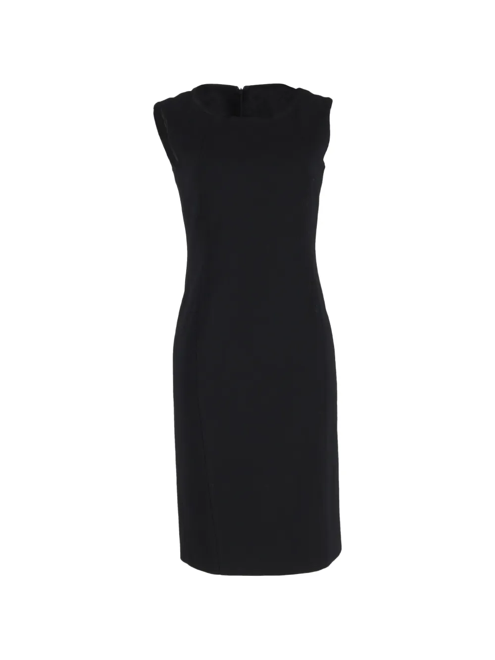 Max Mara sleeveless shift dress - Nero