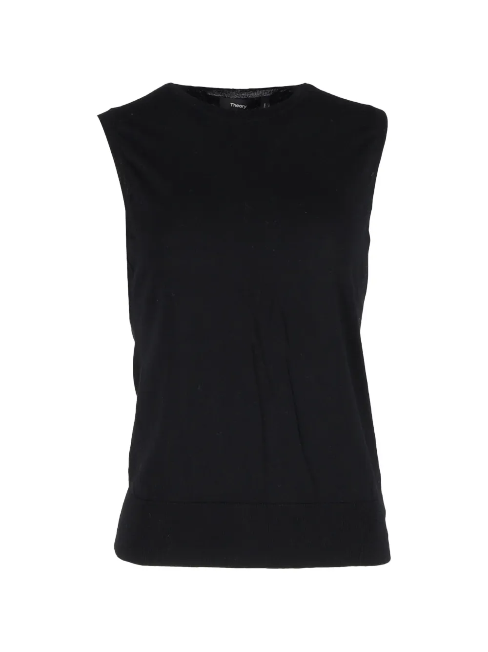 Theory sleeveless cotton tank top - Nero