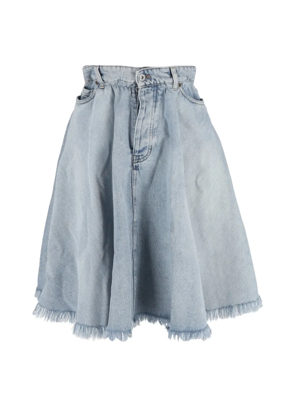 Miu Miu Pre-Owned 2019 denim skirt - Blu