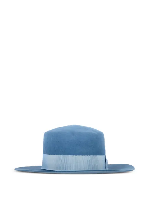 Saint Laurent Pre-Owned Fedora mit Schleife