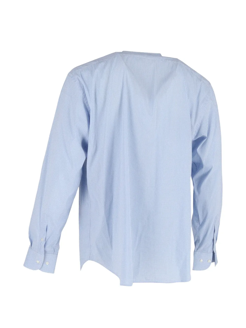 Check-Print Long-Sleeve Shirt