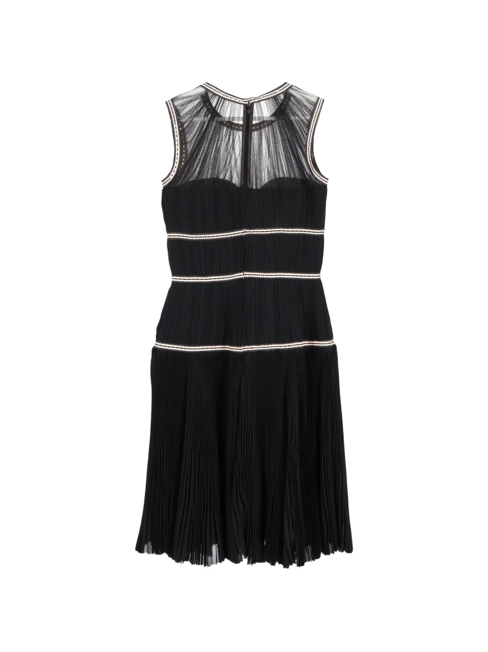 Alexander McQueen Pre-Owned A-line sleeveless dress - Zwart